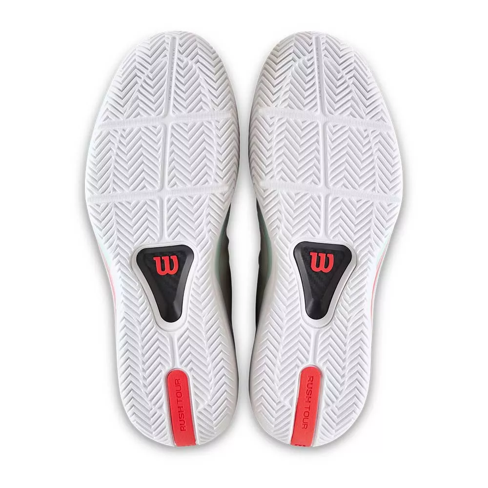 Wilson Rush Tour 5 Tennisschuhe Wei&szlig; / Pastellgr&uuml;n