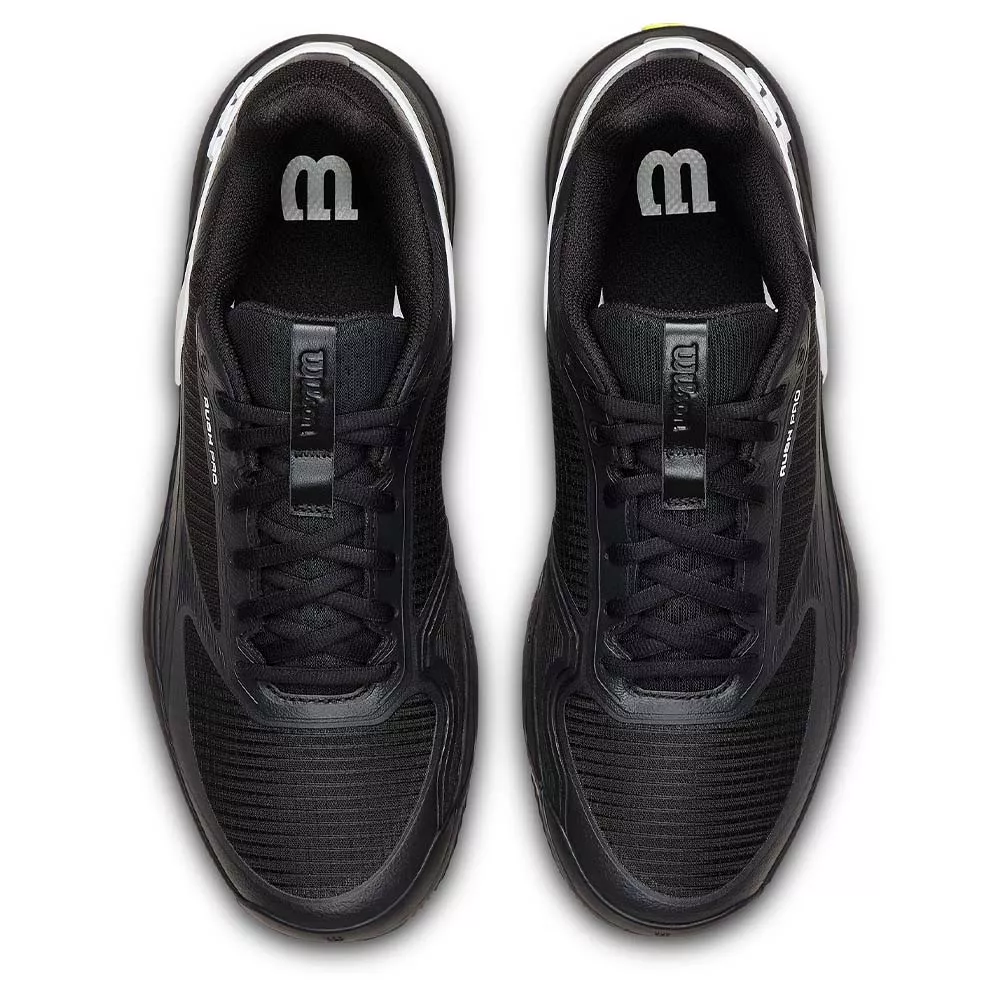 Wilson Rush Pro 5 Tennisschuhe Sandplatz Schwarz
