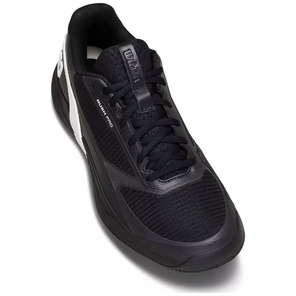 Wilson Rush Pro 5 Tennisschuhe Sandplatz Schwarz