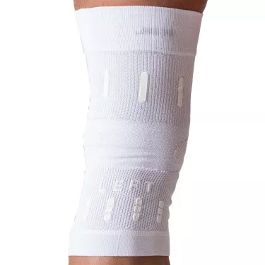 Floky Knee Support Kniebandage Links Wei&szlig;