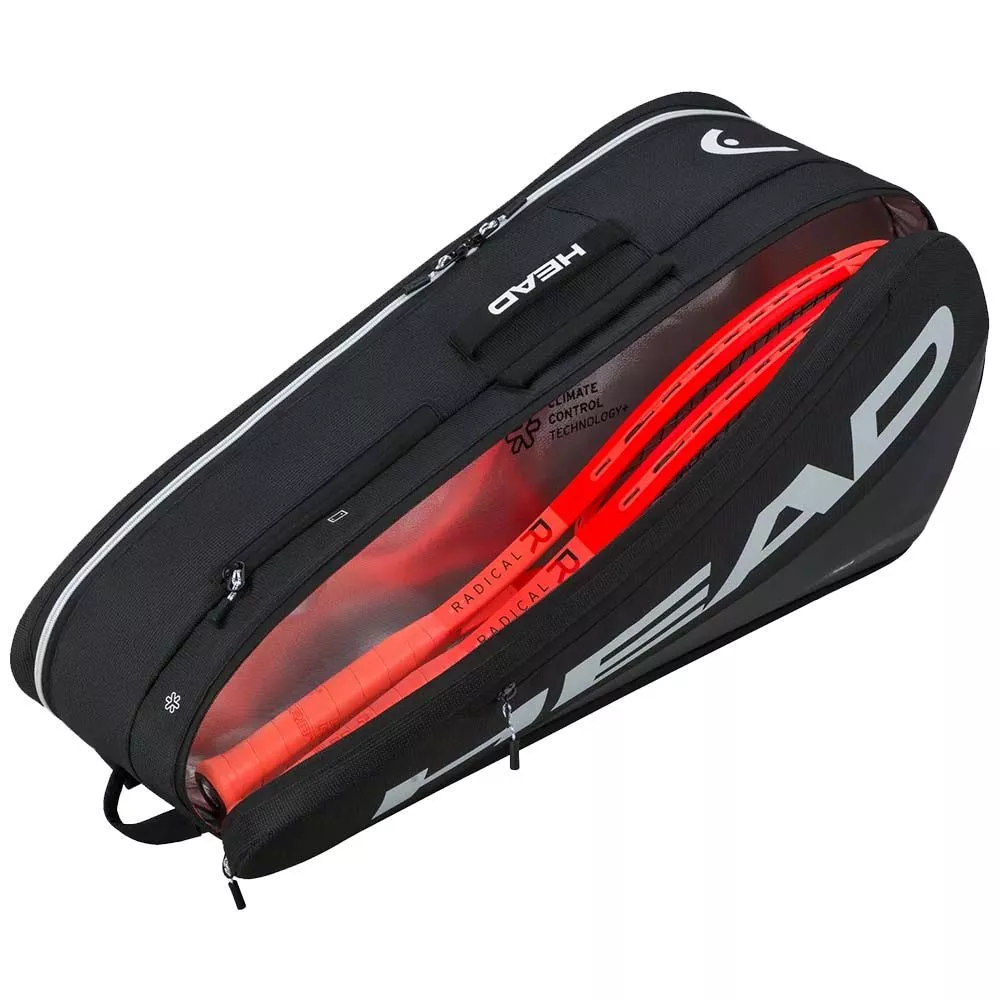 Head Tour M 6R Schl&auml;gertasche (Thermobag) Schwarz
