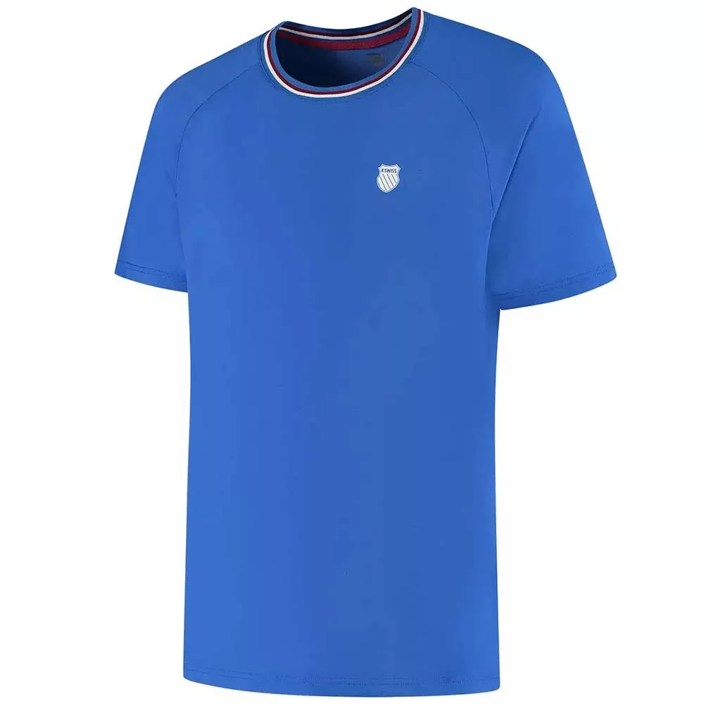 K-Swiss Hypercourt Melange Crew Herren T-Shirt Blau