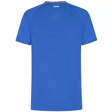 K-Swiss Hypercourt Melange Crew Herren T-Shirt Blau