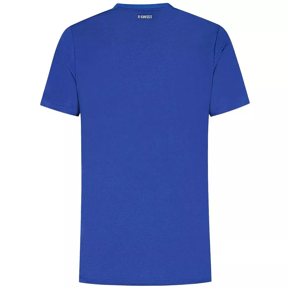 K-Swiss Hypercourt Tee Jacquard Herren T-Shirt Blau