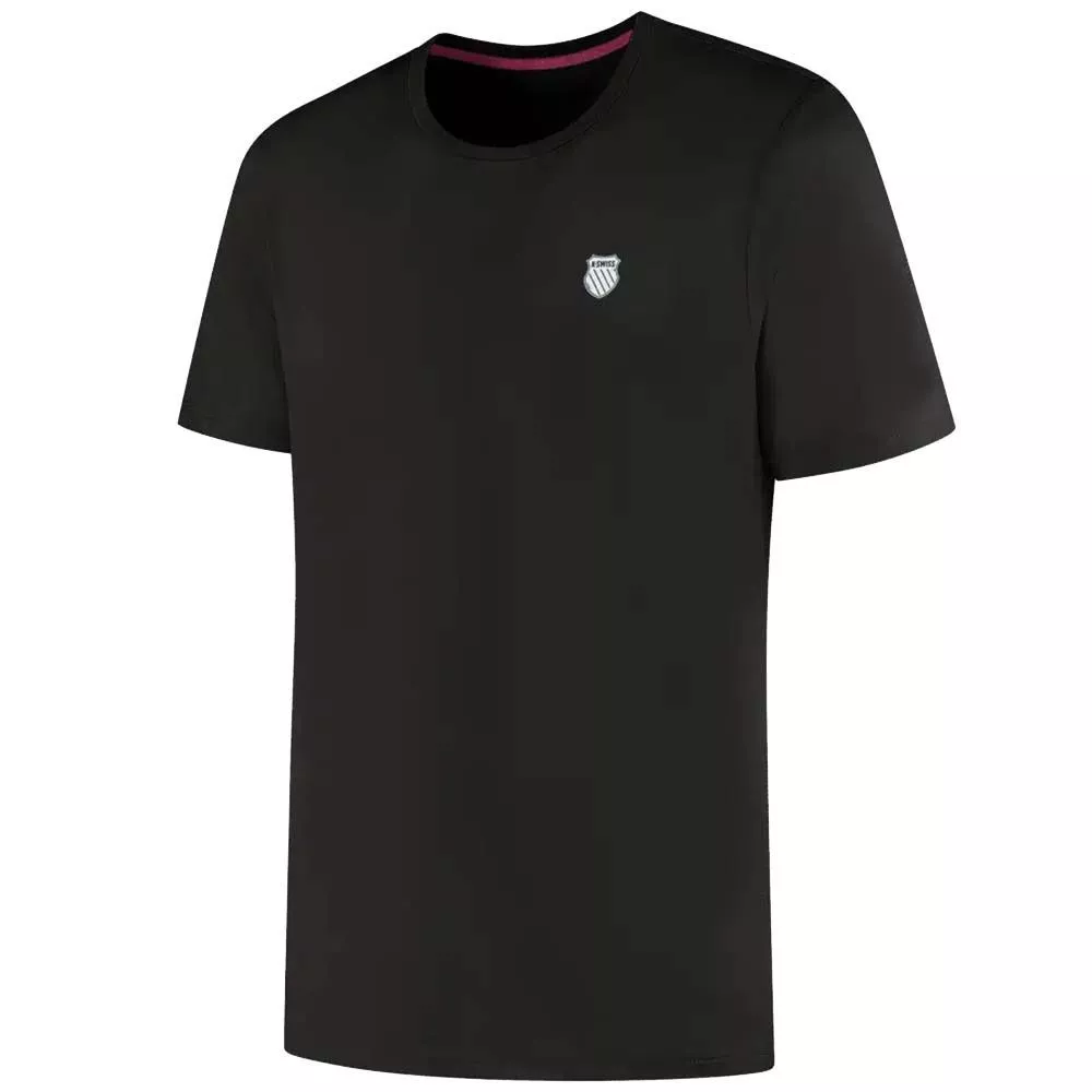 K-Swiss Hypercourt Tee Jacquard Herren T-Shirt Schwarz