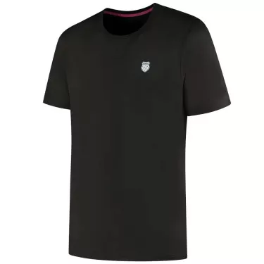 K-Swiss Hypercourt Tee Jacquard Herren T-Shirt Schwarz