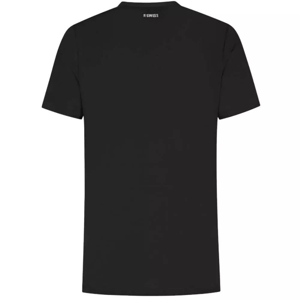 K-Swiss Hypercourt Tee Jacquard Herren T-Shirt Schwarz