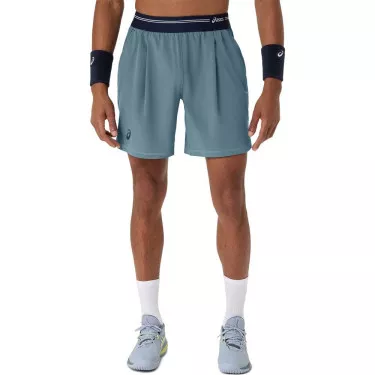 Asics Game Herren Tennisshorts Blaugrau