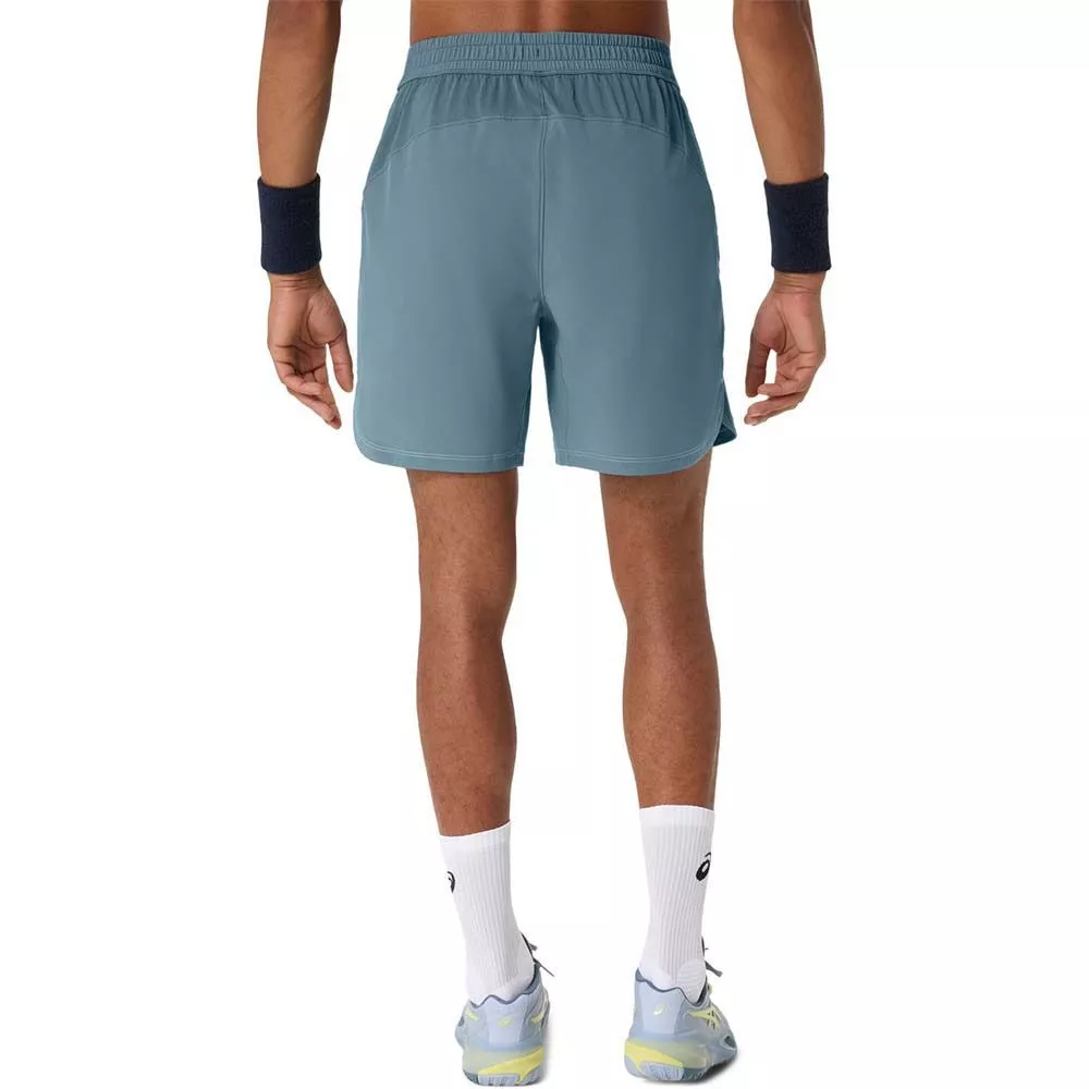 Asics Game Herren Tennisshorts Blaugrau