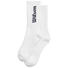 Wilson Crew Logo Tennissocken Wei&szlig; / Marineblau