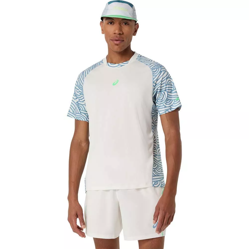 Asics Padel Court SS Herren T-Shirt Creme