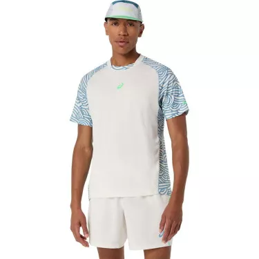Asics Padel Court SS Herren T-Shirt Creme