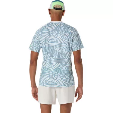 Asics Padel Court SS Herren T-Shirt Creme