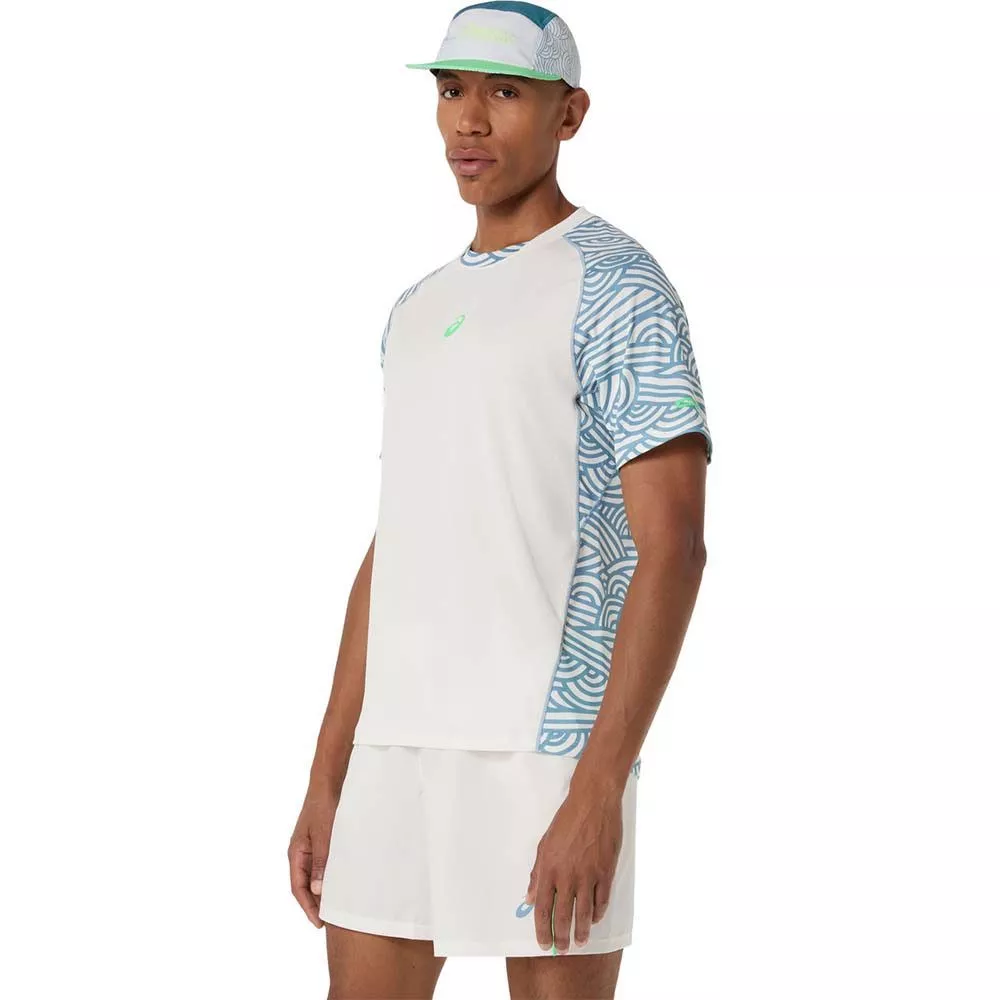 Asics Padel Court SS Herren T-Shirt Creme