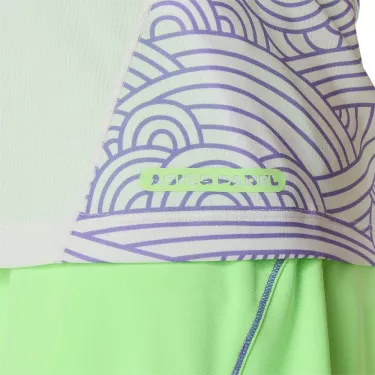 Asics Padel Court All Over Damen Tanktop Creme / Violett