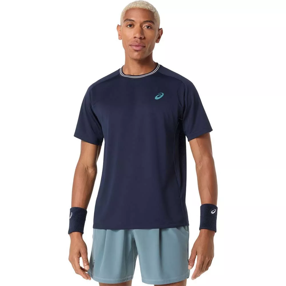 Asics Game SS Herren Tennis-T-Shirt Marineblau