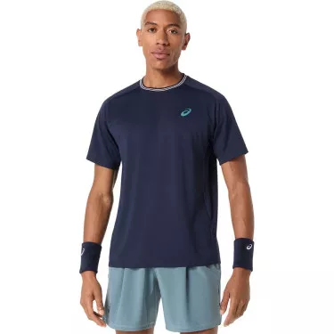 Asics Game SS Herren Tennis-T-Shirt Marineblau