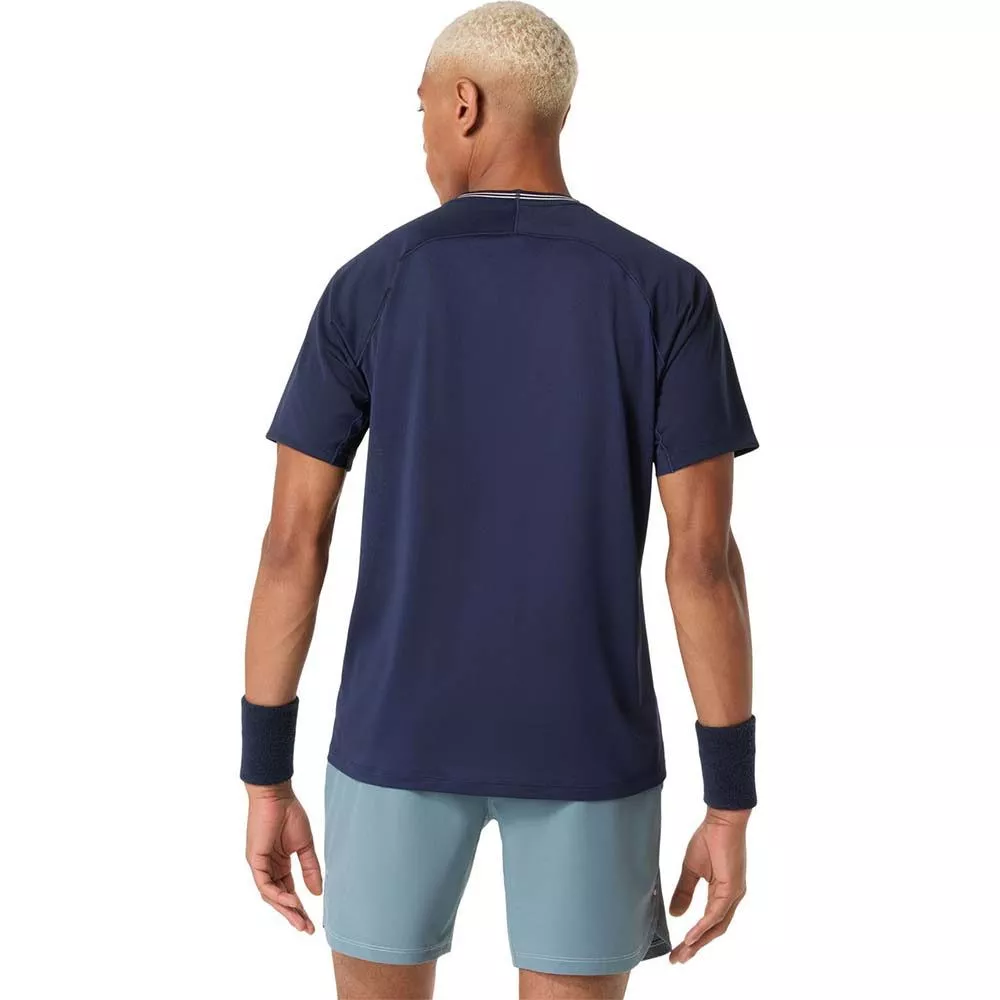 Asics Game SS Herren Tennis-T-Shirt Marineblau