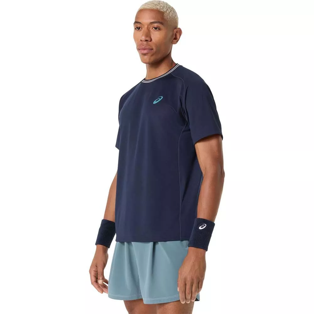 Asics Game SS Herren Tennis-T-Shirt Marineblau