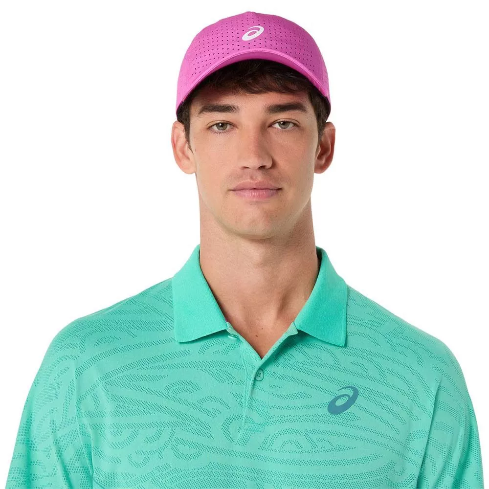 Asics Match Jacquard SS Poloshirt Gr&uuml;n