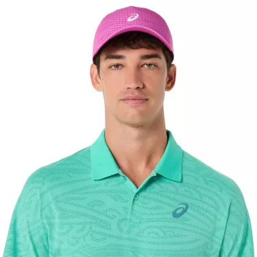 Asics Match Jacquard SS Poloshirt Gr&uuml;n