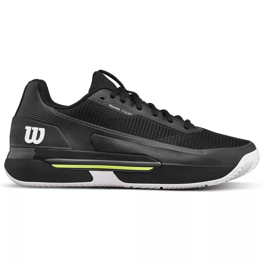 Wilson Rush Tour 5 Tennisschuhe Sandplatz Schwarz