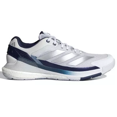 Adidas Crazyquick Boost Padelschuhe Wei&szlig; / Marineblau