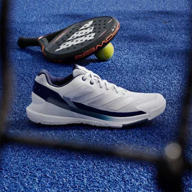Adidas Crazyquick Boost Padelschuhe Wei&szlig; / Marineblau