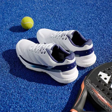 Adidas Crazyquick Boost Padelschuhe Wei&szlig; / Marineblau