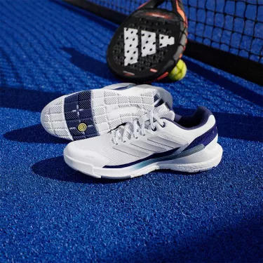 Adidas Crazyquick Boost Padelschuhe Wei&szlig; / Marineblau