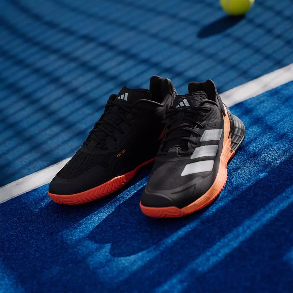 Adidas Defiant Speed 2 Tennisschuhe Schwarz / Orange