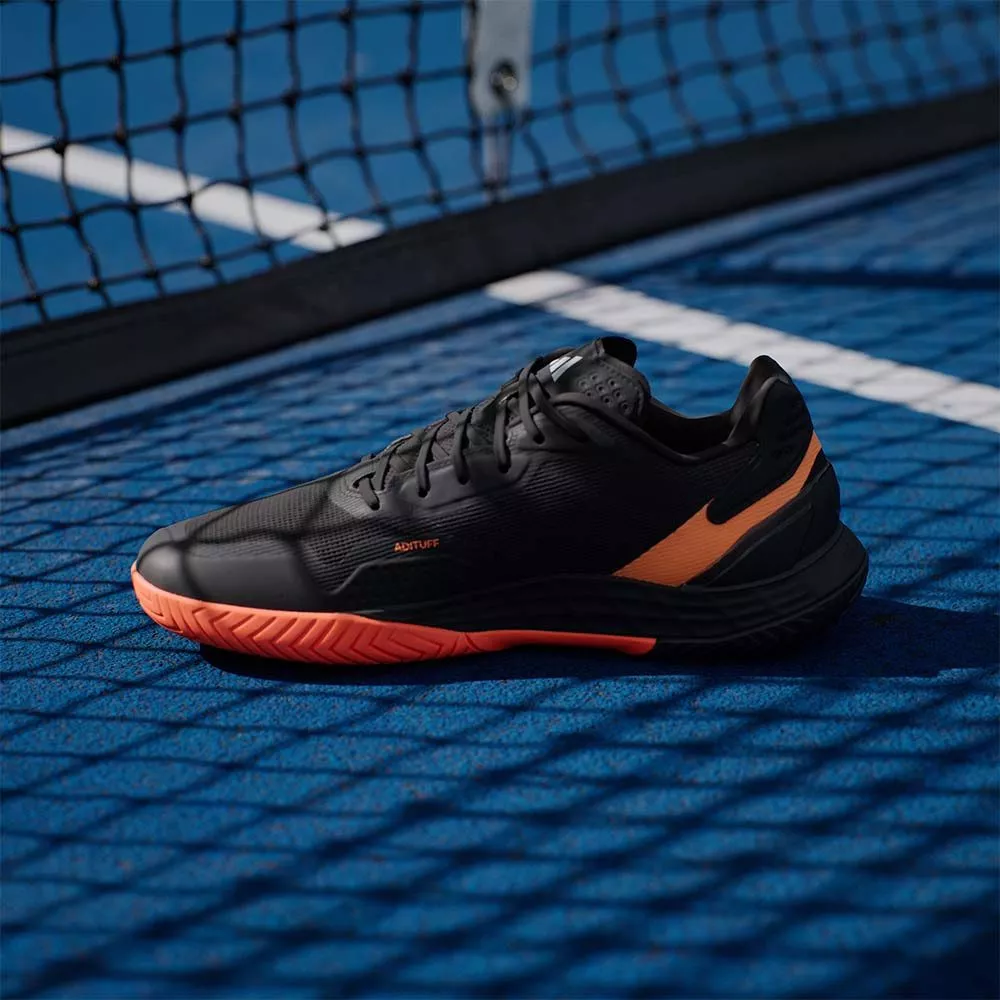 Adidas Defiant Speed 2 Tennisschuhe Schwarz / Orange