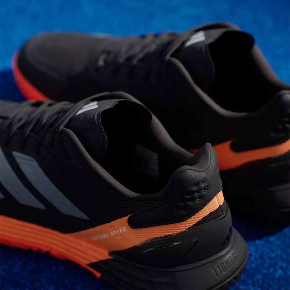 Adidas Defiant Speed 2 Tennisschuhe Schwarz / Orange