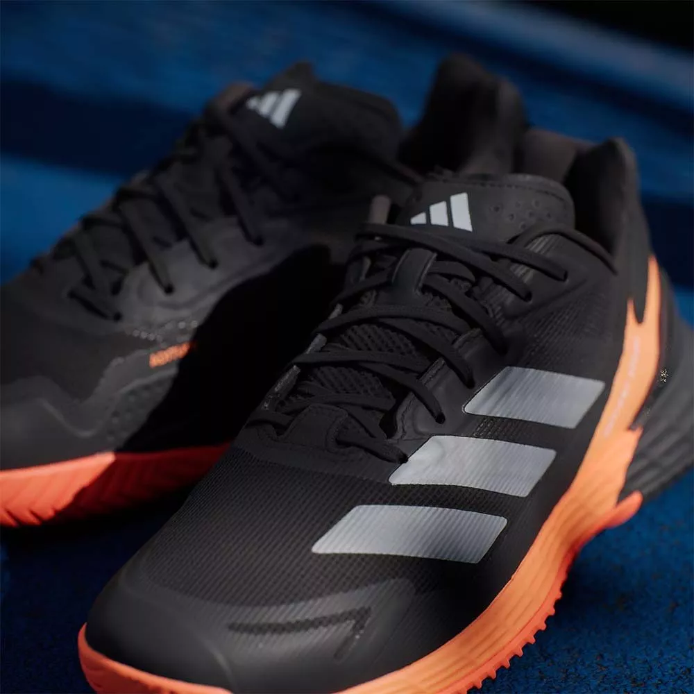 Adidas Defiant Speed 2 Tennisschuhe Schwarz / Orange