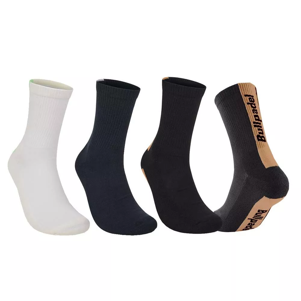 Bullpadel BP265 Socken Schwarz / Marineblau / Wei&szlig; (3 Paar)