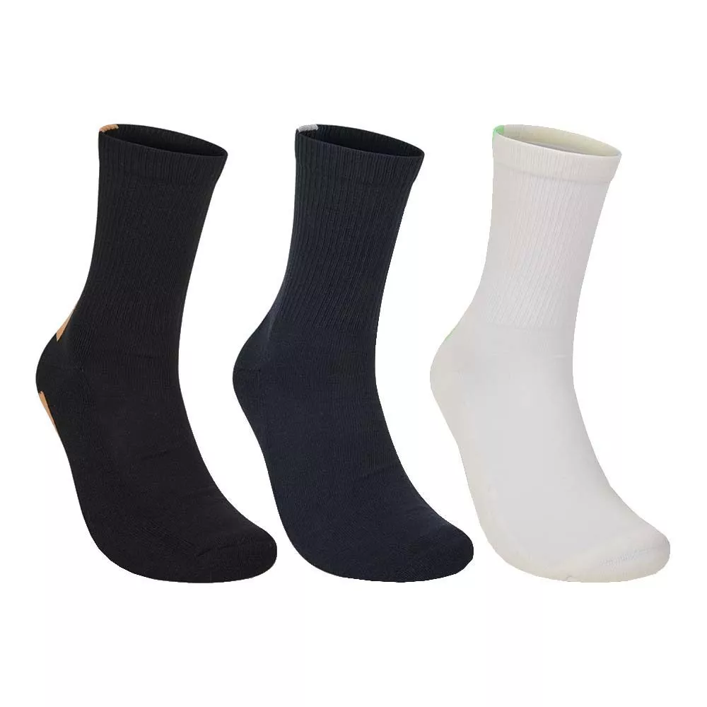 Bullpadel BP265 Socken Schwarz / Marineblau / Wei&szlig; (3 Paar)