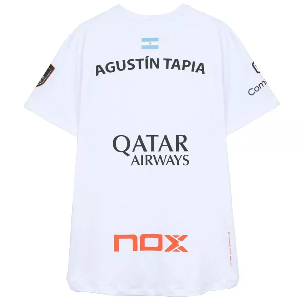 Nox AT10 Agust&iacute;n Tapia 2026 T-Shirt Wei&szlig;