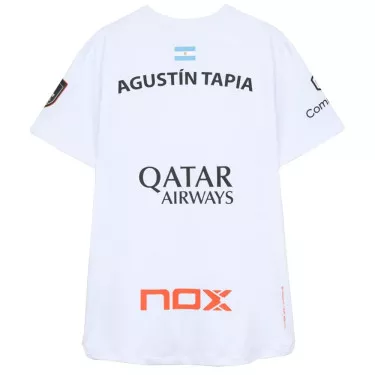 Nox AT10 Agust&iacute;n Tapia 2026 T-Shirt Wei&szlig;