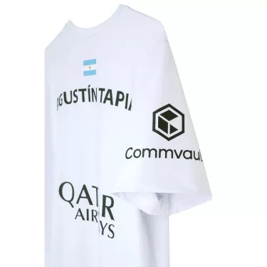 Nox AT10 Agust&iacute;n Tapia 2026 T-Shirt Wei&szlig;