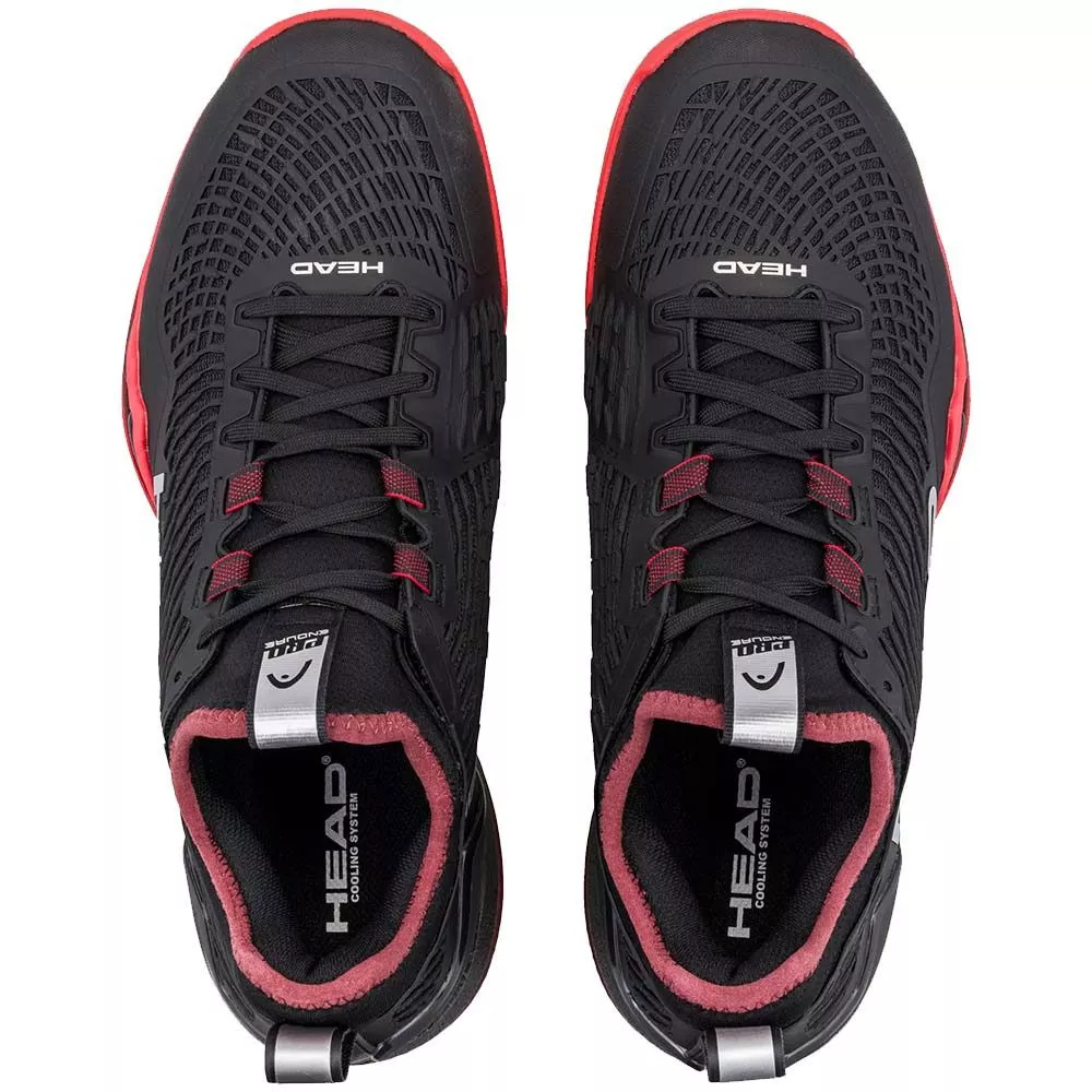 Head Endure Pro Tennisschuhe Sandplatz Schwarz / Rot