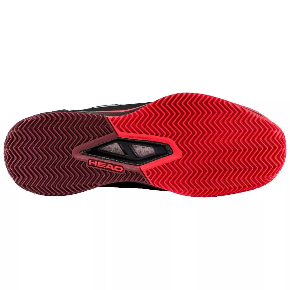 Head Endure Pro Tennisschuhe Sandplatz Schwarz / Rot
