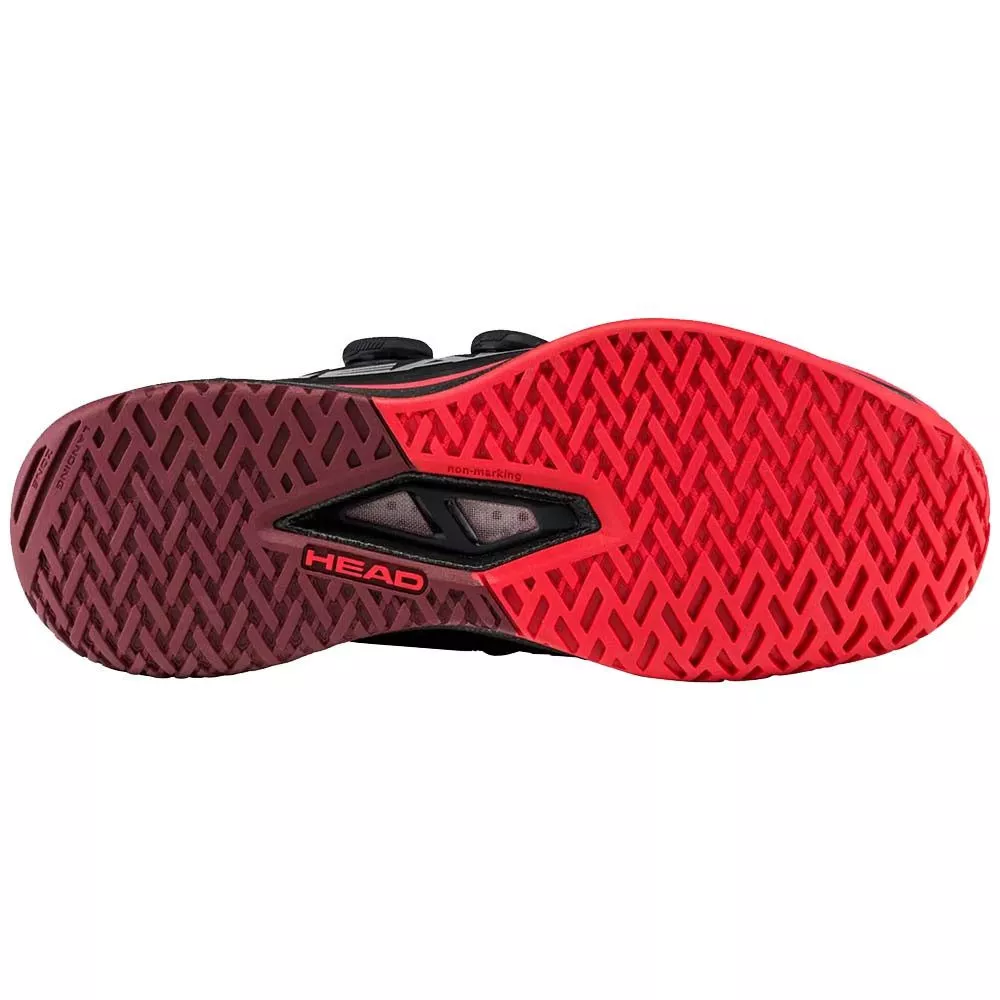 Head Endure Pro BOA Tennisschuhe Schwarz / Rot