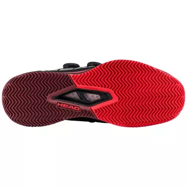 Head Endure Pro BOA Tennisschuhe Sandplatz Schwarz / Rot