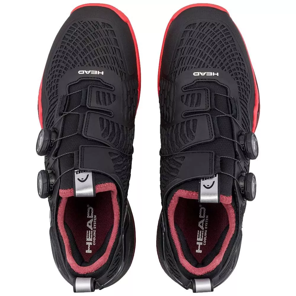 Head Endure Pro BOA Tennisschuhe Sandplatz Schwarz / Rot