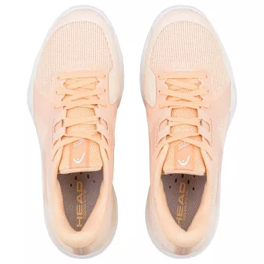 Head Sprint Pro 4.0 Damen Tennisschuhe Pfirsich / Wei&szlig;