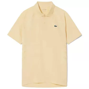 Lacoste Tennis Novak Djokovic On Court Poloshirt Gelb