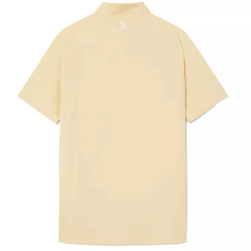 Lacoste Tennis Novak Djokovic On Court Poloshirt Gelb
