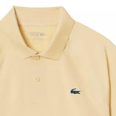 Lacoste Tennis Novak Djokovic On Court Poloshirt Gelb