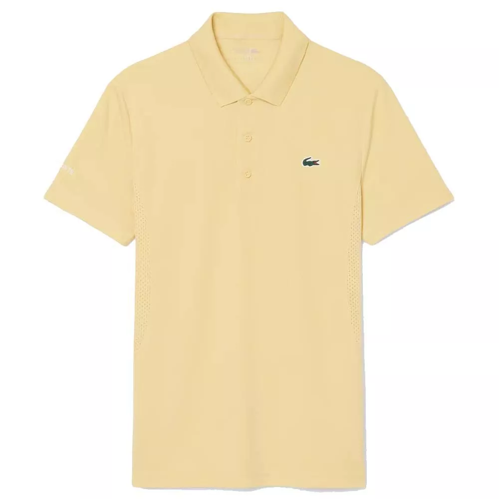 Lacoste Tennis Novak Djokovic Poloshirt Gelb