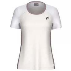 Head Petite Play Damen Tennis-T-Shirt Wei&szlig;